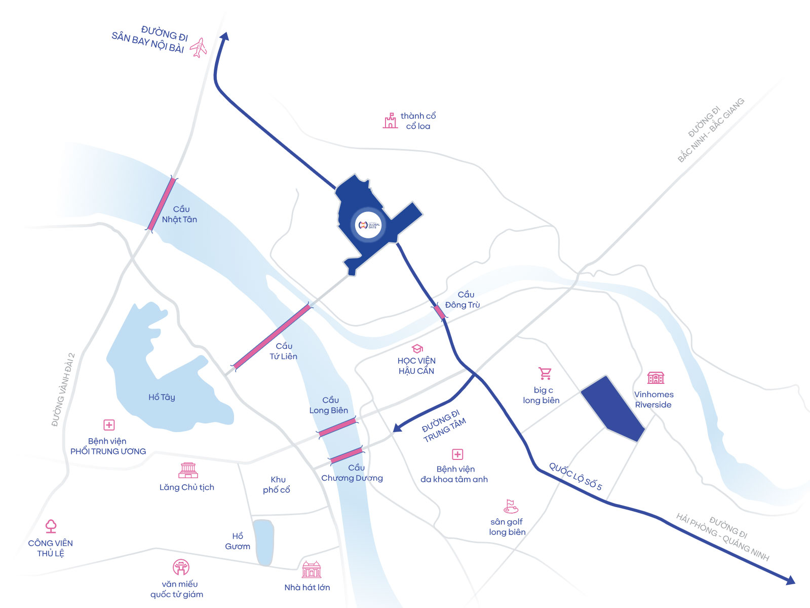 Vinhomes Global Gate_Map