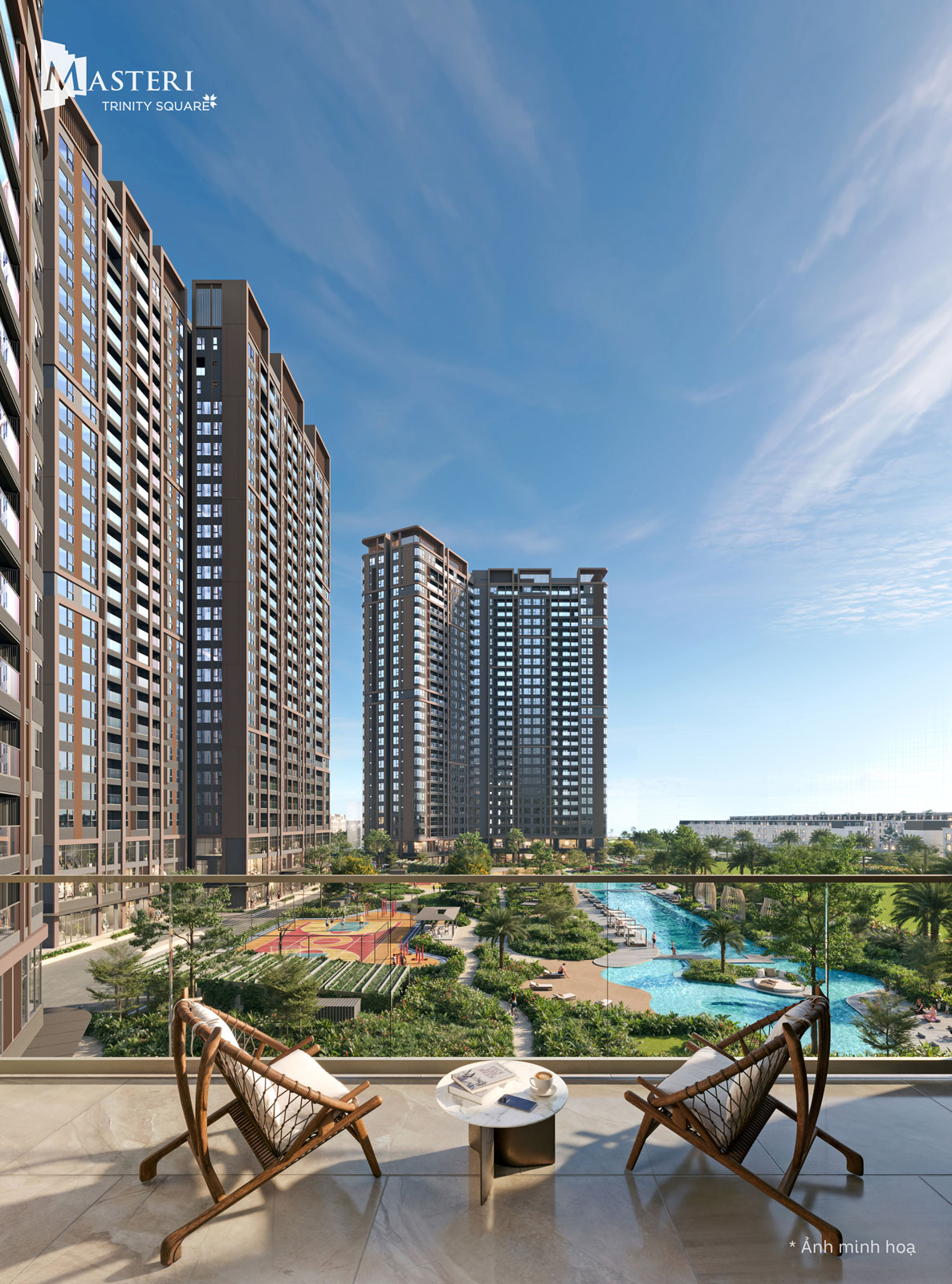 Masteri Trinity Square_Phoi Canh View Ban Cong