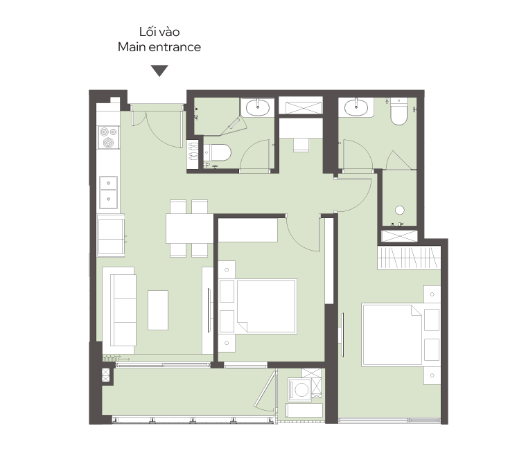 Layout 2PN+ Loai 1_palma 2_Lumiere Orient Pearl