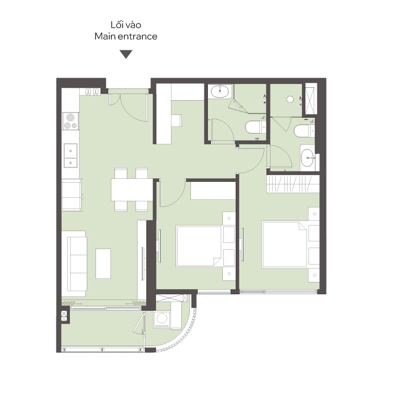 Layout 2PN+ Loai 5_palma 2_Lumiere Orient Pearl