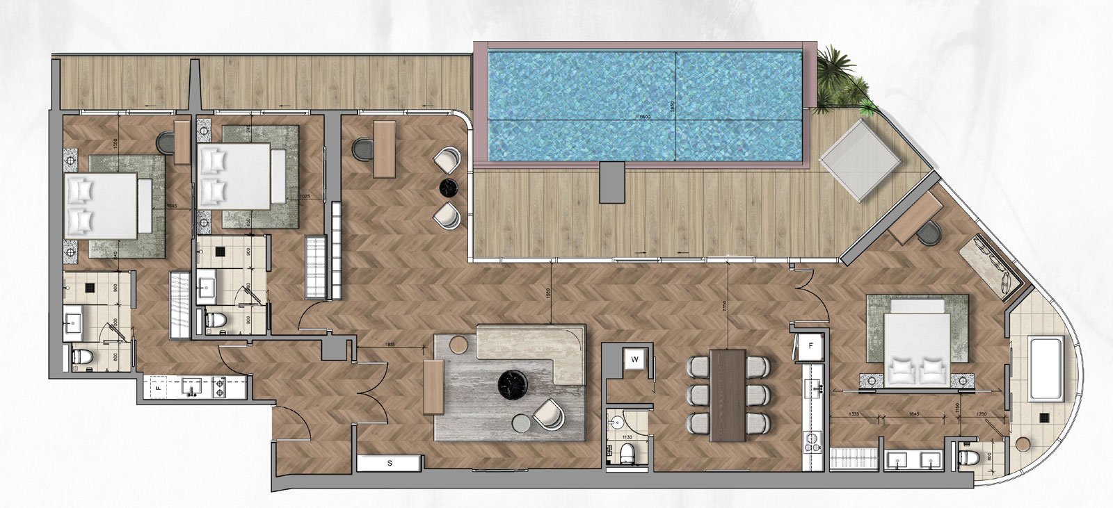 SKY VILLA (Unit Type SV1)_Nobu Residences Da Nang