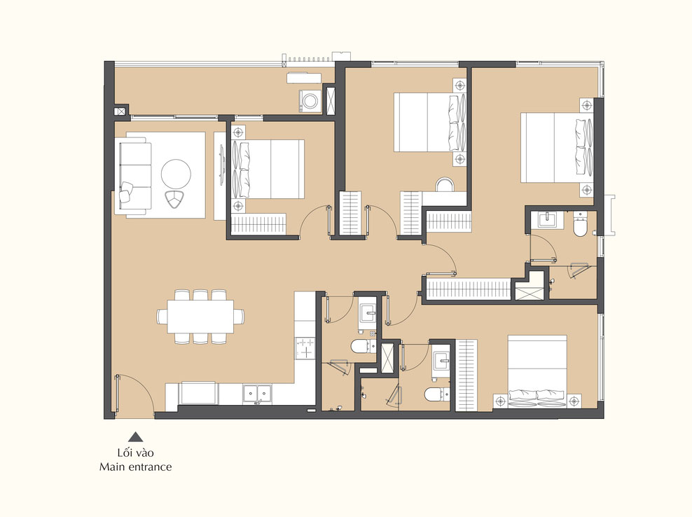 Layout Can Ho 4PN_Masteri Park Place
