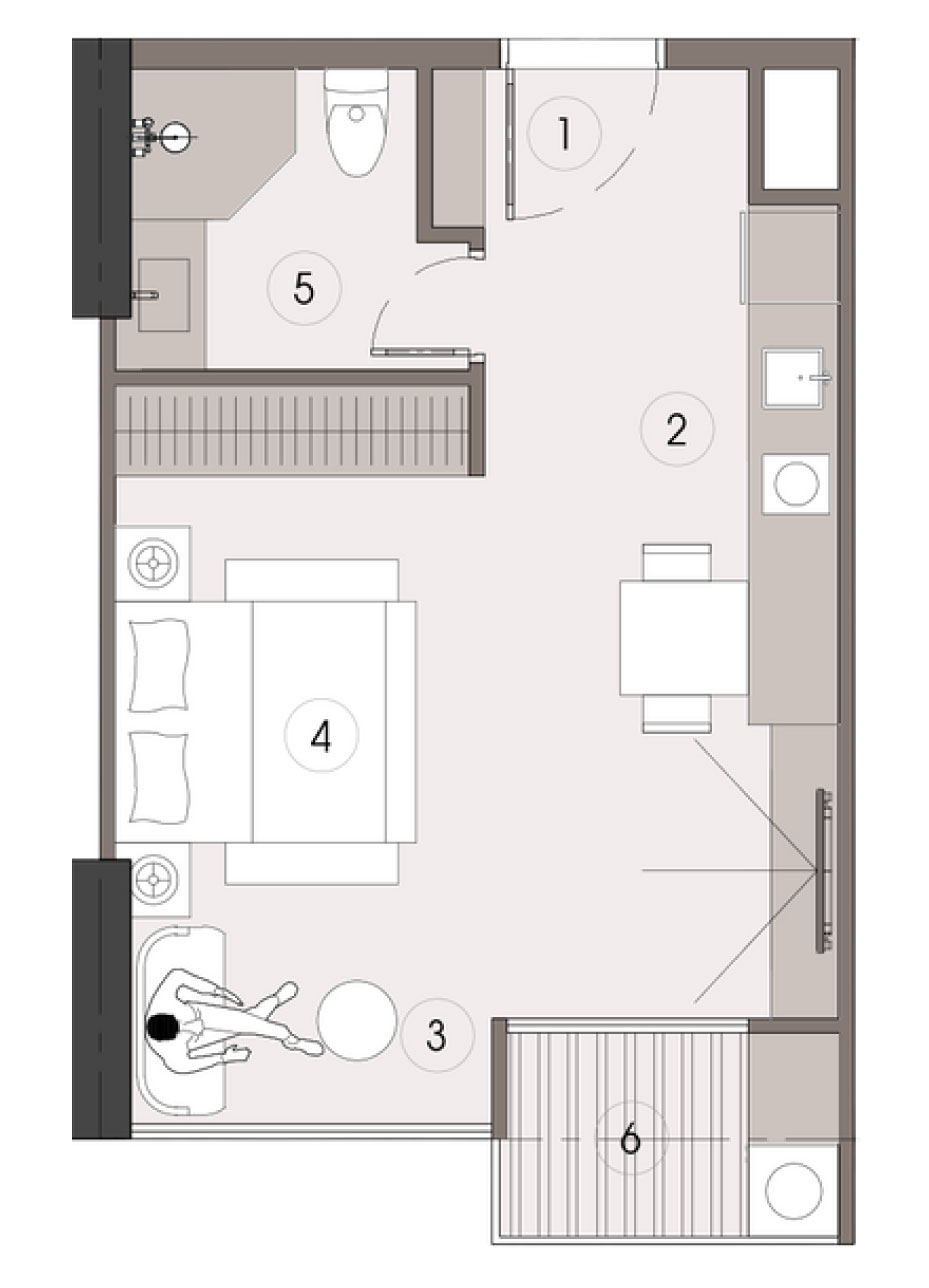 Layout Can Ho Studio_Alumi Xuan Cau